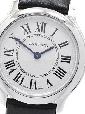 CARTIER Ronde Must de Cartier WSRN0030 Silver Dial Quartz Ladies Watch